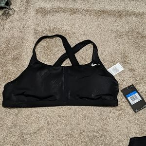 Nike black bikini top XL